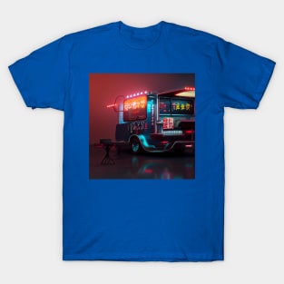 Cyberpunk Tokyo Ramen Food Truck T-Shirt